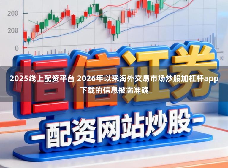 2025线上配资平台 2026年以来海外交易市场炒股加杠杆app下载的信息披露准确