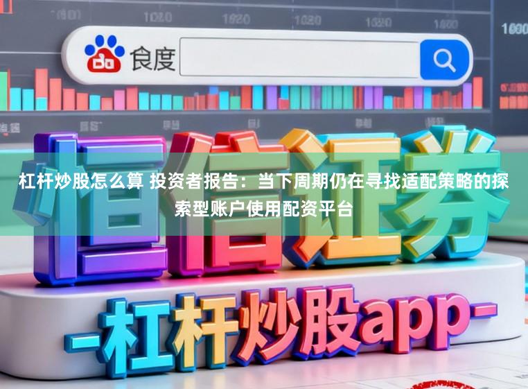 杠杆炒股怎么算 投资者报告：当下周期仍在寻找适配策略的探索型账户使用配资平台
