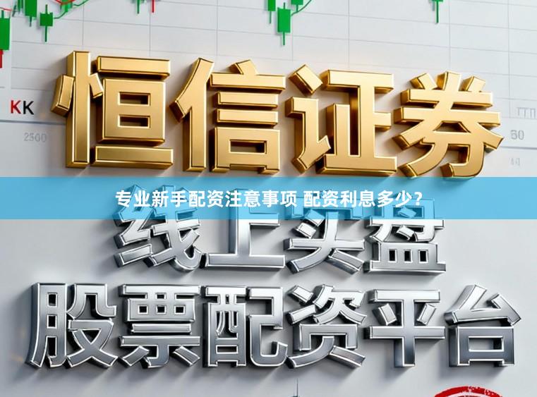 专业新手配资注意事项 配资利息多少？