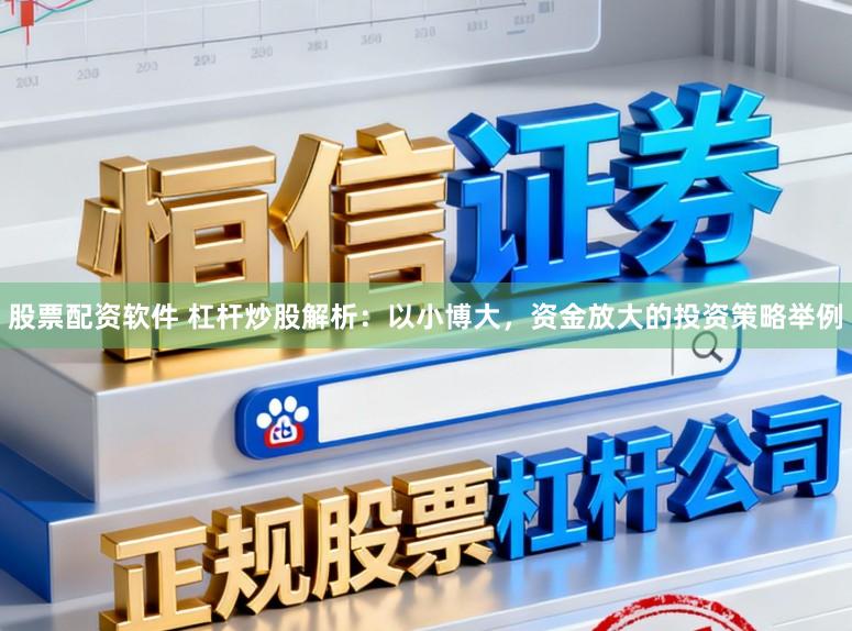 股票配资软件 杠杆炒股解析：以小博大，资金放大的投资策略举例